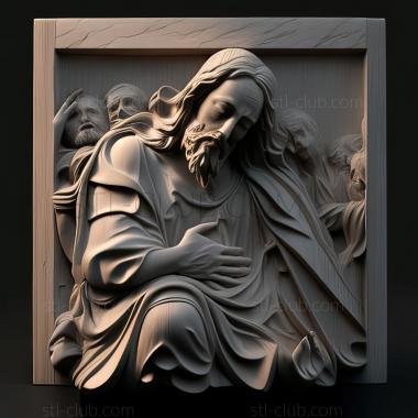 3D model st jesus (STL)